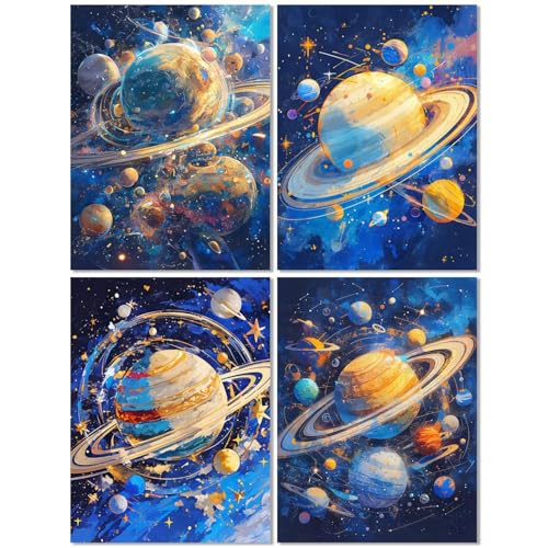 4er Set Diamond Painting Erwachsene Universum 50x70cm, Diamond Painting Kinder Erde, Basteln Mädchen 10 Jahre,Mosaikherstellung Kreativ Set für Erwachsene, Diamant Stickerei Kits für Wand Dekor Z-414T 4er Set Diamond Painting Erwachsene Universum 50x70cm, Diamond Painting Kinder Erde, Basteln Mädchen 10 Jahre,Mosaikherstellung Kreativ Set für Erwachsene, Diamant Stickerei Kits für Wand Dekor Z-414T von cppxinng