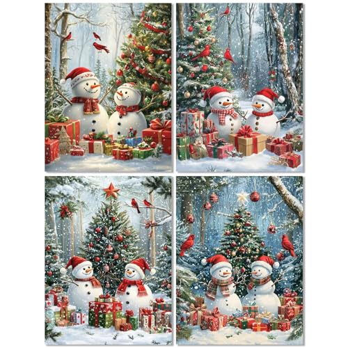 4er Set Diamond Painting Erwachsene Winter 40x50cm, Diamond Painting Kinder Weihnachten, DIY Basteln Mädchen 10 Jahre, Mosaikherstellung Kreativ Set für Erwachsene, 5D Diamant Stickerei Kits Z-422T 4er Set Diamond Painting Erwachsene Winter 40x50cm, Diamond Painting Kinder Weihnachten, DIY Basteln Mädchen 10 Jahre, Mosaikherstellung Kreativ Set für Erwachsene, 5D Diamant Stickerei Kits Z-422T von cppxinng