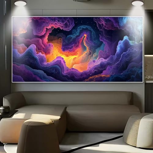 Diamond Painting Großes XXL 40x100cm Diamant Painting Bilder Abstrakte Wolke Diamond Art Erwachsene DIY Full Square Diamant Kunst Malerei zubehör Set Kreuzstich Bilder Home Wand Dekor Geschenk B8 Diamond Painting Großes XXL 40x100cm Diamant Painting Bilder Abstrakte Wolke Diamond Art Erwachsene DIY Full Square Diamant Kunst Malerei zubehör Set Kreuzstich Bilder Home Wand Dekor Geschenk B8 von cppxinng