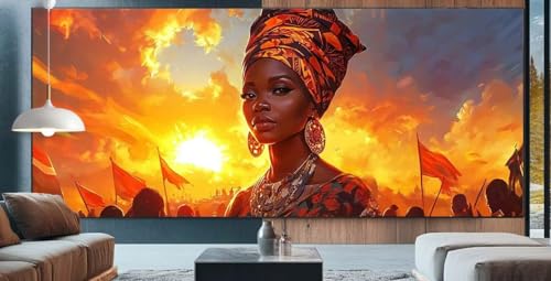 Diamond Painting Sonnenuntergang Diamond Painting Kinder Afrikanische Schönheit Diamond Painting Erwachsene 80x150cm Diamant Painting Bilder mit Eckige Diamond Painting Zubehör,Home Deko Geschenke E83 Diamond Painting Sonnenuntergang Diamond Painting Kinder Afrikanische Schönheit Diamond Painting Erwachsene 80x150cm Diamant Painting Bilder mit Eckige Diamond Painting Zubehör,Home Deko Geschenke E83 von cppxinng