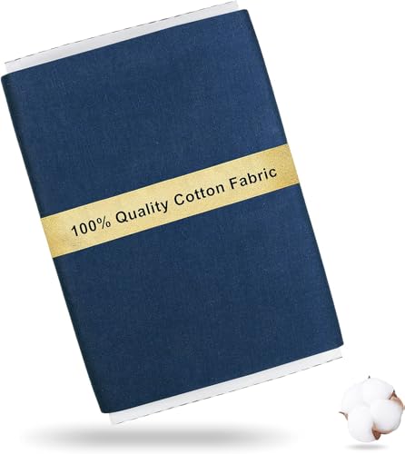 Craftido 100% Baumwollstoff Oeko-Tex, Meterware, 112cm Breit x 274cm Extra Lang - Mittleres Gewicht 145g - zum Quilten, Nähen, Schneidern, Bettwäsche, Futterstoffe, Kunsthandwerk - Navy Peony Craftido 100% Baumwollstoff Oeko-Tex, Meterware, 112cm Breit x 274cm Extra Lang - Mittleres Gewicht 145g - zum Quilten, Nähen, Schneidern, Bettwäsche, Futterstoffe, Kunsthandwerk - Navy Peony von craftido