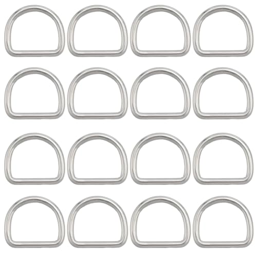 CRASPIRE 20 Stück 1,9 cm robuste D-Ringe aus Edelstahl, Metall-D-Ringe für Hardware-Taschen, Handarbeiten, Nähen, Hundehalsband, D-Ringe, Rucksäcke, Umreifungstaschen, Kleidungszubehör CRASPIRE 20 Stück 1,9 cm robuste D-Ringe aus Edelstahl, Metall-D-Ringe für Hardware-Taschen, Handarbeiten, Nähen, Hundehalsband, D-Ringe, Rucksäcke, Umreifungstaschen, Kleidungszubehör von craspire