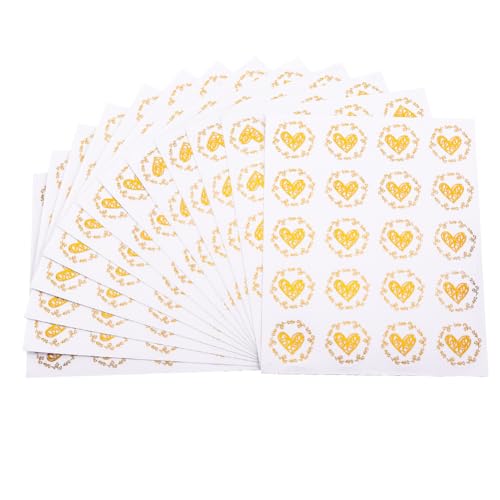 CRASPIRE 25 Blatt Herz Gold Versiegelungsaufkleber Valentinstag Liebesherz Aufkleber Wasserdichte selbstklebende Aufkleber Etiketten für Hochzeitseinladungen Karten Dekorative Umschläge Partygeschenke CRASPIRE 25 Blatt Herz Gold Versiegelungsaufkleber Valentinstag Liebesherz Aufkleber Wasserdichte selbstklebende Aufkleber Etiketten für Hochzeitseinladungen Karten Dekorative Umschläge Partygeschenke von craspire