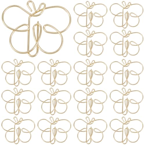 CRASPIRE 30 Stück Schmetterlings-Büroklammern Goldene Binder-Büroklammern Klemmen Lesezeichen-Clips Planer Memo-Spender Für Bürobedarf Schule Zuhause Aktennotizen Seitensortierung Organisation CRASPIRE 30 Stück Schmetterlings-Büroklammern Goldene Binder-Büroklammern Klemmen Lesezeichen-Clips Planer Memo-Spender Für Bürobedarf Schule Zuhause Aktennotizen Seitensortierung Organisation von craspire