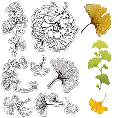 craspire Blätter, Transparente Stempel, Ginkgoblatt, Frühling, Herbst, Pflanze, Wiederverwendbar, Retro, Transparent, Silikon-Stempelsiegel Für Scrapbooking, Fotoalbum, Dekorative Journaling craspire Blätter, Transparente Stempel, Ginkgoblatt, Frühling, Herbst, Pflanze, Wiederverwendbar, Retro, Transparent, Silikon-Stempelsiegel Für Scrapbooking, Fotoalbum, Dekorative Journaling von craspire