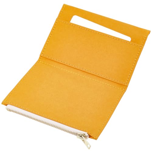 CRASPIRE Dokumentenmappen, Reißverschlusstasche, 13 x 9,1 cm, Kokosnussgelb, Notizbuch-Planer, Geldbörse, Karte, Reisepasshalter, Papier-Rechnung, Aufbewahrungstasche für Tagebuch, Einband, Zubehör CRASPIRE Dokumentenmappen, Reißverschlusstasche, 13 x 9,1 cm, Kokosnussgelb, Notizbuch-Planer, Geldbörse, Karte, Reisepasshalter, Papier-Rechnung, Aufbewahrungstasche für Tagebuch, Einband, Zubehör von craspire