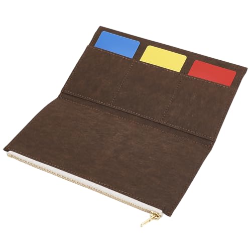 CRASPIRE Dokumentenmappen, Reißverschlusstasche, 20,3 x 12,9 cm, Kokosnuss, Dunkelbraun, Notizbuch, Planer, Geldbörse, Karte, Reisepass, Papier-Rechnung, Aufbewahrungstasche für Tagebuch, Einband CRASPIRE Dokumentenmappen, Reißverschlusstasche, 20,3 x 12,9 cm, Kokosnuss, Dunkelbraun, Notizbuch, Planer, Geldbörse, Karte, Reisepass, Papier-Rechnung, Aufbewahrungstasche für Tagebuch, Einband von craspire