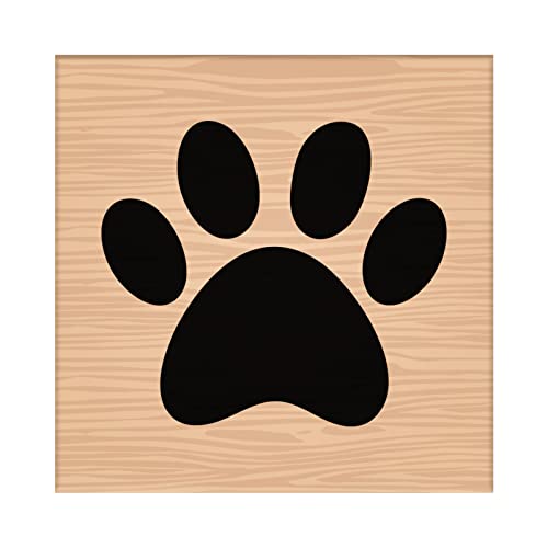 CRASPIRE Holz-Gummistempel Pfotenabdruck dekorative Holzstempel Vintage Holz montiert Gummistempel für Kartenherstellung DIY Kunst Handwerk Scrapbooking Tagebuch Briefplaner CRASPIRE Holz-Gummistempel Pfotenabdruck dekorative Holzstempel Vintage Holz montiert Gummistempel für Kartenherstellung DIY Kunst Handwerk Scrapbooking Tagebuch Briefplaner von craspire