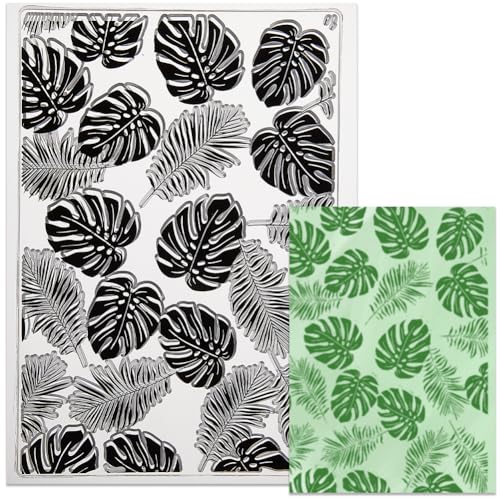 craspire Klare Stempel Mit Tropischen Blättern, Retro-Monstera-Deliciosa-Pflanze, Wiederverwendbar, Transparente Silikon-Stempelsiegel Für Journaling, Kartenherstellung, Scrapbooking, Fotoalbum craspire Klare Stempel Mit Tropischen Blättern, Retro-Monstera-Deliciosa-Pflanze, Wiederverwendbar, Transparente Silikon-Stempelsiegel Für Journaling, Kartenherstellung, Scrapbooking, Fotoalbum von craspire