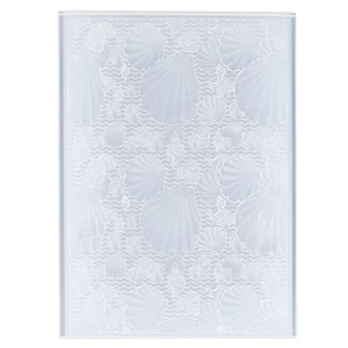 CRASPIRE Muschel-Prägeschablone, Kunststoff, geprägte Ordner, weiß, 3D-Sommer, Meer, Ozean, Strand, Muster, Hintergrund, Papiermaschinen-Vorlage, Schablonen für Bastelarbeiten, Kartenherstellung CRASPIRE Muschel-Prägeschablone, Kunststoff, geprägte Ordner, weiß, 3D-Sommer, Meer, Ozean, Strand, Muster, Hintergrund, Papiermaschinen-Vorlage, Schablonen für Bastelarbeiten, Kartenherstellung von craspire