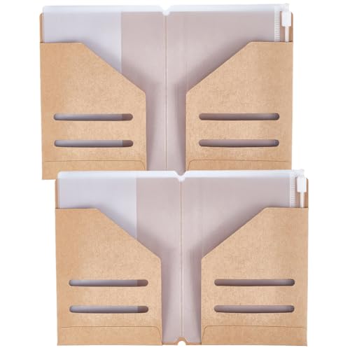 CRASPIRE Reise-Notizbuch-Zubehör-Set, tragbar, Kraftpapier, Reisepasshalter, Kartenhülle, transparente Tasche, PVC-Aktenordner, Nylon-Gummiband, Organizer für TN-Aufbewahrung, 2 Sets CRASPIRE Reise-Notizbuch-Zubehör-Set, tragbar, Kraftpapier, Reisepasshalter, Kartenhülle, transparente Tasche, PVC-Aktenordner, Nylon-Gummiband, Organizer für TN-Aufbewahrung, 2 Sets von craspire