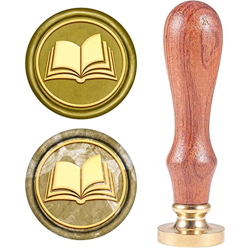 CRASPIRE Wachs-Siegel-Stempel, Jahrgang Wachssiegelstempel Buch Retro Holzstempel Abnehmbar Messingkopf 25 mm Für Hochzeit Umschläge Einladungen Verschönerung CRASPIRE Wachs-Siegel-Stempel, Jahrgang Wachssiegelstempel Buch Retro Holzstempel Abnehmbar Messingkopf 25 mm Für Hochzeit Umschläge Einladungen Verschönerung von craspire