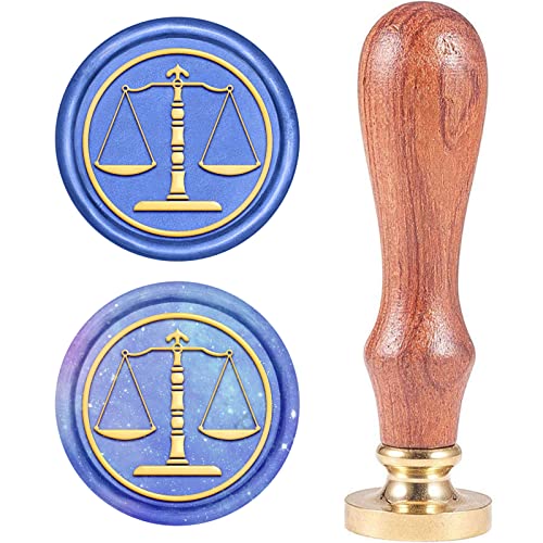 CRASPIRE Wachs-Siegel-Stempel, Jahrgang Wachssiegelstempel Waage Retro Holzstempel Abnehmbar Messingkopf 25 mm Für Hochzeit Umschläge Einladungen Verschönerung CRASPIRE Wachs-Siegel-Stempel, Jahrgang Wachssiegelstempel Waage Retro Holzstempel Abnehmbar Messingkopf 25 mm Für Hochzeit Umschläge Einladungen Verschönerung von craspire