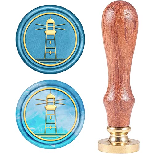 CRASPIRE Wachs-Siegel-Stempel, Siegelwachsstempel Leuchtturm Retro Holzstempel Wachssiegel 25 mm Abnehmbar Messingdichtung Holzgriff Für Umschläge Einladungen Hochzeit Verschönerung Flasche Dekoration CRASPIRE Wachs-Siegel-Stempel, Siegelwachsstempel Leuchtturm Retro Holzstempel Wachssiegel 25 mm Abnehmbar Messingdichtung Holzgriff Für Umschläge Einladungen Hochzeit Verschönerung Flasche Dekoration von craspire