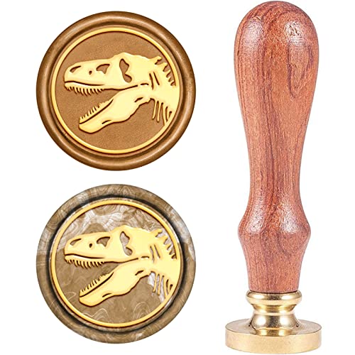 CRASPIRE Wachssiegel Stempel Dinosaurierknochen, Tier Siegellack Stempel Retro Holzstempel Wachssiegel 25 mm Abnehmbar Messingkopf Holzgriff Für Umschlag Einladung Hochzeit Verschönerung Flasche CRASPIRE Wachssiegel Stempel Dinosaurierknochen, Tier Siegellack Stempel Retro Holzstempel Wachssiegel 25 mm Abnehmbar Messingkopf Holzgriff Für Umschlag Einladung Hochzeit Verschönerung Flasche von craspire