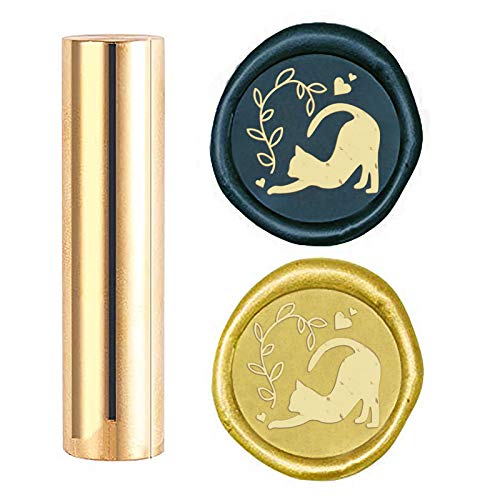 CRASPIRE Wax Seal Stamp Cat, Metallversiegelung Wachsstempel Tier Mini Messing Stempel Pistole Wachs Siegel 15mm Für Umschlag Einladung Hochzeit Verschönerung Flasche Dekoration CRASPIRE Wax Seal Stamp Cat, Metallversiegelung Wachsstempel Tier Mini Messing Stempel Pistole Wachs Siegel 15mm Für Umschlag Einladung Hochzeit Verschönerung Flasche Dekoration von craspire