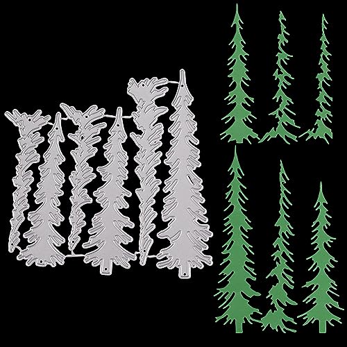 CRASPIRE Weihnachtsbaum-Stanzformen Aus Metall, Waldschnitt-Schablonen, Kiefernbaum-Pflanze, Frohe Weihnachten, Stanzformen Für Weihnachten, Urlaub, DIY, Scrapbook, Prägung, Album, Papier, Foto, Karte CRASPIRE Weihnachtsbaum-Stanzformen Aus Metall, Waldschnitt-Schablonen, Kiefernbaum-Pflanze, Frohe Weihnachten, Stanzformen Für Weihnachten, Urlaub, DIY, Scrapbook, Prägung, Album, Papier, Foto, Karte von craspire