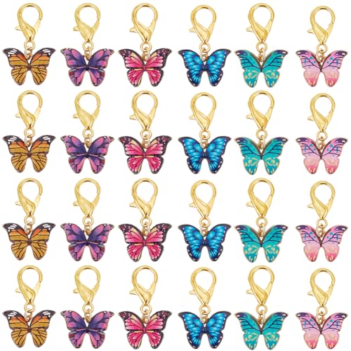 craspire 1 Box 24 Stück 6 Farben Schmetterlings Schuhanhänger Tier Schuhanhänger Großpackung Goldlegierung Emaille Tiere Schmetterlinge Dekoration Schnürsenkelanhänger Mit Karabinerverschluss Für DIY craspire 1 Box 24 Stück 6 Farben Schmetterlings Schuhanhänger Tier Schuhanhänger Großpackung Goldlegierung Emaille Tiere Schmetterlinge Dekoration Schnürsenkelanhänger Mit Karabinerverschluss Für DIY von craspire