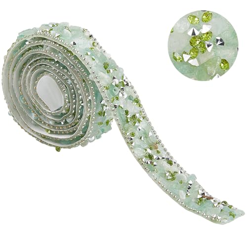 craspire 1 Yard Harz Strassbänder Grün Selbstklebend Diamant Kristallband Rolle Glitzerndes Strassband Hotfix Band Edelstein Für DIY Hochzeit Brautkleid Schuhe Telefondekor craspire 1 Yard Harz Strassbänder Grün Selbstklebend Diamant Kristallband Rolle Glitzerndes Strassband Hotfix Band Edelstein Für DIY Hochzeit Brautkleid Schuhe Telefondekor von craspire