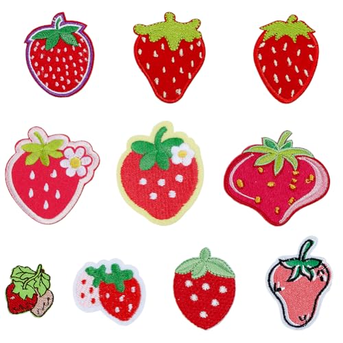 craspire 10 Stück 10 Stile Obst Aufnäher Zum Aufbügeln Erdbeer Applikation Bestickt Zum Aufnähen Dekorative Nähapplikationen Stoff Für Kleidung Hemden Jeans Mäntel Jacken Rucksäcke Reparatur craspire 10 Stück 10 Stile Obst Aufnäher Zum Aufbügeln Erdbeer Applikation Bestickt Zum Aufnähen Dekorative Nähapplikationen Stoff Für Kleidung Hemden Jeans Mäntel Jacken Rucksäcke Reparatur von craspire