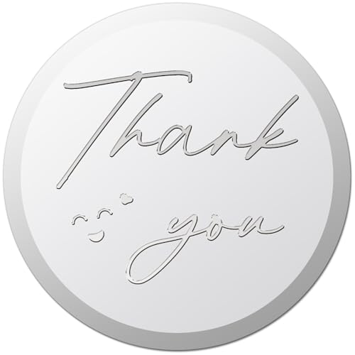 craspire 100 Stück 1.5" Silberne Folienaufkleber Danke Selbstklebende Etiketten Runde Geprägte Foliensiegel Herz Lächeln Umschlagsiegel Metallischer Stempel Für Hochzeitsgeschenk Dekoration Abschluss craspire 100 Stück 1.5" Silberne Folienaufkleber Danke Selbstklebende Etiketten Runde Geprägte Foliensiegel Herz Lächeln Umschlagsiegel Metallischer Stempel Für Hochzeitsgeschenk Dekoration Abschluss von craspire