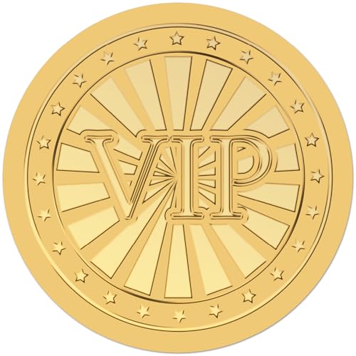 craspire 100 Stück 2 Zoll VIP-Umschlagaufkleber Goldgeprägte Umschlagsiegelaufkleber Runde Vintage-Sterndekorationsetiketten Folienaufkleber Für Hochzeitseinladungen Diplome Verpackungszubehör DIY craspire 100 Stück 2 Zoll VIP-Umschlagaufkleber Goldgeprägte Umschlagsiegelaufkleber Runde Vintage-Sterndekorationsetiketten Folienaufkleber Für Hochzeitseinladungen Diplome Verpackungszubehör DIY von craspire