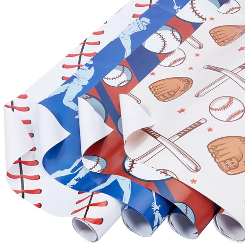 craspire 12 Stück 4 Stile Baseball Geschenkpapierrolle Sport Geschenkpapierrollen 20 x 27 Zoll Baseballschläger Handschuh Muster DIY Bastelkunst Seidenpapier Für Sport Party Dekoration craspire 12 Stück 4 Stile Baseball Geschenkpapierrolle Sport Geschenkpapierrollen 20 x 27 Zoll Baseballschläger Handschuh Muster DIY Bastelkunst Seidenpapier Für Sport Party Dekoration von craspire