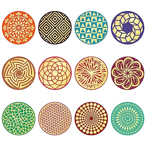 craspire 120 Stück Blumen-Goldfolien-Aufkleber, 12 Stile, Frühling, Vintage, Runde Etiketten, Selbstklebende, Geprägte Siegel Für Weihnachtsumschläge, Hochzeit, Medaillendekoration, Zertifizierung craspire 120 Stück Blumen-Goldfolien-Aufkleber, 12 Stile, Frühling, Vintage, Runde Etiketten, Selbstklebende, Geprägte Siegel Für Weihnachtsumschläge, Hochzeit, Medaillendekoration, Zertifizierung von craspire
