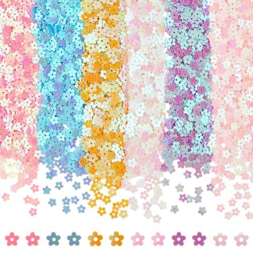 craspire 120g Mini Blumen Glitzer Pailletten Holografische Hohle Kleine Funkelnde Blumen Nagelflocken Schillernde Spangles Aus Kunststoff Für DIY Scrapbooking Nähen Kartenherstellung Schmuck craspire 120g Mini Blumen Glitzer Pailletten Holografische Hohle Kleine Funkelnde Blumen Nagelflocken Schillernde Spangles Aus Kunststoff Für DIY Scrapbooking Nähen Kartenherstellung Schmuck von craspire