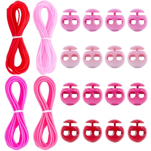 craspire 16 Stück 4 Farben Kunststoff Federkordelstopper Mit 20 m Elastischer Gummikordel Doppelloch Schieber Kordelzugschnallen Knebelstopper Für Kordelzüge Schnürsenkelclips Kleidungsreparatur craspire 16 Stück 4 Farben Kunststoff Federkordelstopper Mit 20 m Elastischer Gummikordel Doppelloch Schieber Kordelzugschnallen Knebelstopper Für Kordelzüge Schnürsenkelclips Kleidungsreparatur von craspire