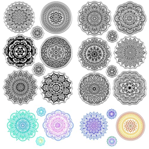 craspire 2 Blatt Mandragora Blumen Stempel Wiederverwendbare Transparente Silikon Stempelsiegel Für Journaling Kartenherstellung Dekor DIY Scrapbooking Fotoalbum Dekorative Stempelblätter von craspire