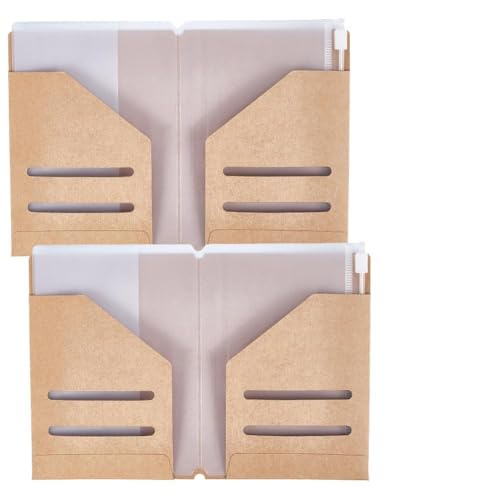 craspire 2 Set Mit 8.3x9 Zubehör Sets Für Reisenotizbücher Tragbarer Reisepasshalter Aus Kraftpapier Kartenhülle Transparente Tasche PVC Aktenordner Organizer Mit Elastischem Nylonband craspire 2 Set Mit 8.3x9 Zubehör Sets Für Reisenotizbücher Tragbarer Reisepasshalter Aus Kraftpapier Kartenhülle Transparente Tasche PVC Aktenordner Organizer Mit Elastischem Nylonband von craspire