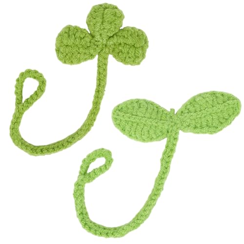 craspire 2 Stil Grün Gestrickt Gehäkelt Blatt Sprössling Kleeblatt Handgefertigt Kopfhörer Zubehör Headset Befestigung Hängender Anhänger Dekor Kabelbinder Basteln Strickpflanze Für DIY Lesezeichen craspire 2 Stil Grün Gestrickt Gehäkelt Blatt Sprössling Kleeblatt Handgefertigt Kopfhörer Zubehör Headset Befestigung Hängender Anhänger Dekor Kabelbinder Basteln Strickpflanze Für DIY Lesezeichen von craspire