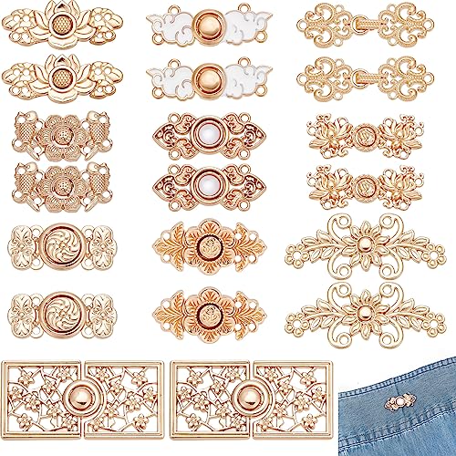 craspire 20 Sätze 10 Stile Verstellbare Taillenschnallenverlängerung Hose Taillenspanner Einstellklammern Metallröcke Mit Haken DIY-Erweiterung Langlebiger Jeansknopf Für Wiederverwendbare craspire 20 Sätze 10 Stile Verstellbare Taillenschnallenverlängerung Hose Taillenspanner Einstellklammern Metallröcke Mit Haken DIY-Erweiterung Langlebiger Jeansknopf Für Wiederverwendbare von craspire