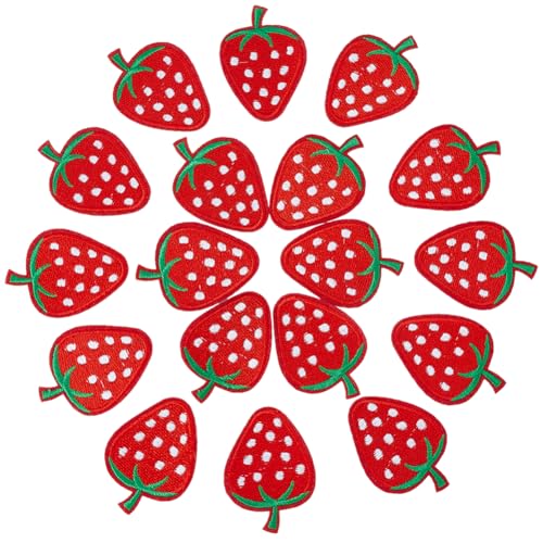 craspire 20 Stück Erdbeer Applikation Zum Aufnähen Obst Flicken Rote Erdbeeren Reparatur Nähflicken Dekorative Bestickte Applikation Zum Aufbügeln Für Kleidung Hemden Jeans Hüte Mäntel Jacken craspire 20 Stück Erdbeer Applikation Zum Aufnähen Obst Flicken Rote Erdbeeren Reparatur Nähflicken Dekorative Bestickte Applikation Zum Aufbügeln Für Kleidung Hemden Jeans Hüte Mäntel Jacken von craspire