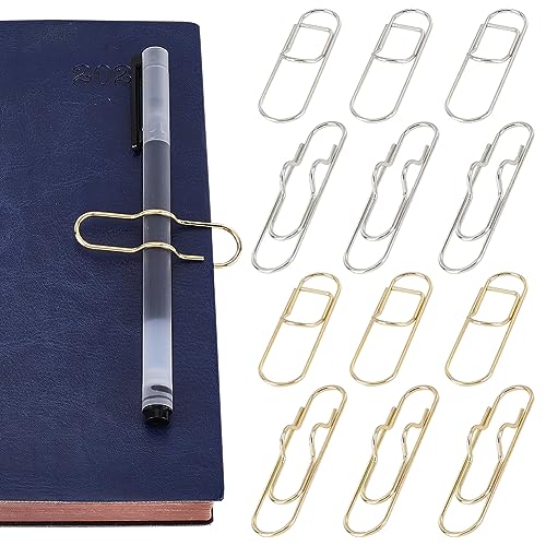 craspire 24 Stück 4 Stile Metall-Stiftklammern, Edelstahl-Stifthalterklammern, Büroklammern, Stifthalter, Oval, Für Notizbücher, Tagebuch, Planer, Zwischenablage, Büro, Schule, Schreibwaren craspire 24 Stück 4 Stile Metall-Stiftklammern, Edelstahl-Stifthalterklammern, Büroklammern, Stifthalter, Oval, Für Notizbücher, Tagebuch, Planer, Zwischenablage, Büro, Schule, Schreibwaren von craspire