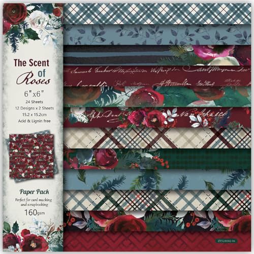 craspire 24 Stück Blumen Junk Journal Papier Vintage Scrapbook Papierblock 6 x 6 Blumengarten Hintergrund Gemusterter Grußkarten Pack Blätter Für DIY Fotoalbum Scrapbooking Junk Journal craspire 24 Stück Blumen Junk Journal Papier Vintage Scrapbook Papierblock 6 x 6 Blumengarten Hintergrund Gemusterter Grußkarten Pack Blätter Für DIY Fotoalbum Scrapbooking Junk Journal von craspire