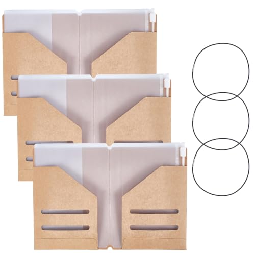 craspire 3 Set Mit 5x7.5 Zubehör Sets Für Reisenotizbücher Tragbarer Kraftkartenhüllenhalter Für Reisepässe Transparente Tasche PVC Aktenordner Nylon Organizer Mit Elastischem Gurt craspire 3 Set Mit 5x7.5 Zubehör Sets Für Reisenotizbücher Tragbarer Kraftkartenhüllenhalter Für Reisepässe Transparente Tasche PVC Aktenordner Nylon Organizer Mit Elastischem Gurt von craspire