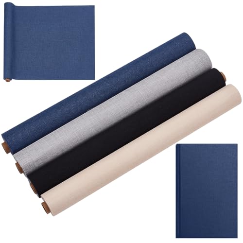 craspire 4 Farbe 51 x 11.8 Buchtuch Leinenstoff Oberfläche Papierrücken Buchbinder Buchumschlag Für Buchbindebedarf Scrapbooking Schutz Buchtuch Album DIY Basteln Blau Grau Schwarz craspire 4 Farbe 51 x 11.8 Buchtuch Leinenstoff Oberfläche Papierrücken Buchbinder Buchumschlag Für Buchbindebedarf Scrapbooking Schutz Buchtuch Album DIY Basteln Blau Grau Schwarz von craspire