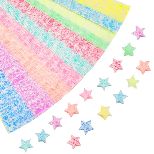 craspire 420 Stück Origami Sterne Papier 10 Farben Doppelseitiger Stern Papierstreifen Leuchtende Papierstreifen Für DIY Hand Origami Glücksstern Papierdekoration Faltstreifen Kunsthandwerksbedarf craspire 420 Stück Origami Sterne Papier 10 Farben Doppelseitiger Stern Papierstreifen Leuchtende Papierstreifen Für DIY Hand Origami Glücksstern Papierdekoration Faltstreifen Kunsthandwerksbedarf von craspire