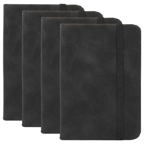 craspire 4Pcs Hardcover Wildleder Tasche Notebook 4,33 x 3 Zoll kleine Notizbuch Journale A7 Mini Notizblock winzige gefüttert Journal Notebook für Büro nach Hause Schule Schreibwaren schwarz craspire 4Pcs Hardcover Wildleder Tasche Notebook 4,33 x 3 Zoll kleine Notizbuch Journale A7 Mini Notizblock winzige gefüttert Journal Notebook für Büro nach Hause Schule Schreibwaren schwarz von craspire