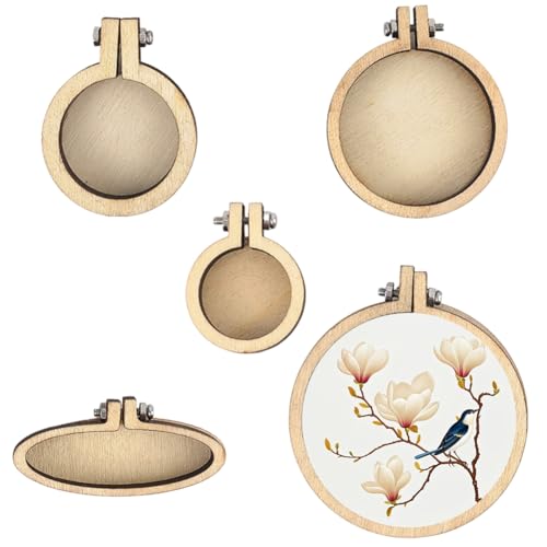 craspire 5 Stil Mini Stickrahmen Rund Aus Holz Klein Winziger Kreuzstichrahmen Verstellbarer Rahmen Kreisförmiger Holzrahmen Ring Großpackung Für Heimwerker Ornamente Kunsthandwerk Schlüsselanhänger craspire 5 Stil Mini Stickrahmen Rund Aus Holz Klein Winziger Kreuzstichrahmen Verstellbarer Rahmen Kreisförmiger Holzrahmen Ring Großpackung Für Heimwerker Ornamente Kunsthandwerk Schlüsselanhänger von craspire