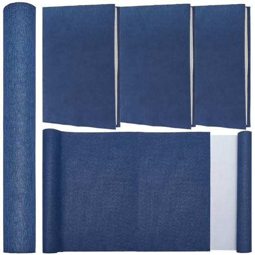 craspire 51 x 11.8 Leinen-Buchtuch, Marineblau, Zum Buchbinden, A4-A8, Stoffoberfläche, Buchumschlag Mit Papierrücken, Bücher, Alben, Scrapbooking, Archivierung, DIY-Einband, Schutz, Buchtuch craspire 51 x 11.8 Leinen-Buchtuch, Marineblau, Zum Buchbinden, A4-A8, Stoffoberfläche, Buchumschlag Mit Papierrücken, Bücher, Alben, Scrapbooking, Archivierung, DIY-Einband, Schutz, Buchtuch von craspire