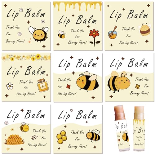 craspire 80 Stück 8 Arten Lippenbalsam Behälter Etiketten Lipgloss Aufkleberpapier Selbstklebend Wasserdicht Quadratisch Gelb Tier Bienen Muster Etikettenaufkleber Für DIY Kosmetik Lippenstifte craspire 80 Stück 8 Arten Lippenbalsam Behälter Etiketten Lipgloss Aufkleberpapier Selbstklebend Wasserdicht Quadratisch Gelb Tier Bienen Muster Etikettenaufkleber Für DIY Kosmetik Lippenstifte von craspire