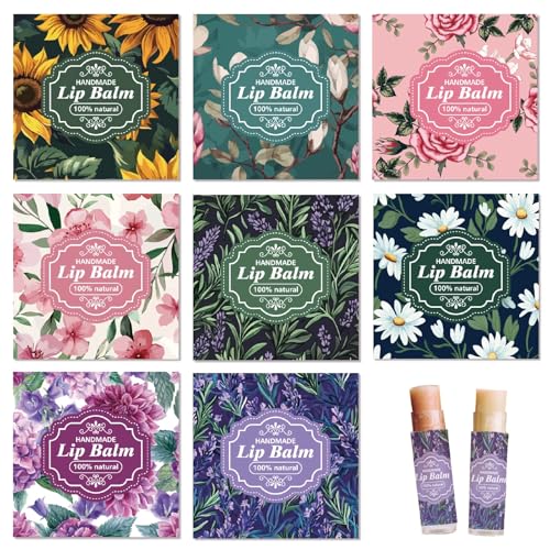 craspire 80 Stück 8 Stile Lippenbalsam Aufkleber Blumenhintergrund Selbstklebende Hausgemachte Lippenbalsam Etiketten Vintage Quadratisch Blumen Pflanzen Botanische Etikettenaufkleber Für Lippenstift craspire 80 Stück 8 Stile Lippenbalsam Aufkleber Blumenhintergrund Selbstklebende Hausgemachte Lippenbalsam Etiketten Vintage Quadratisch Blumen Pflanzen Botanische Etikettenaufkleber Für Lippenstift von craspire