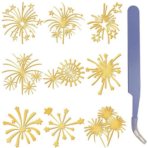 craspire 9 Stil Goldene Metallaufkleber Feuerwerk Stern 1.6x1.6 Zoll Selbstklebend Wasserfest Mit Pinzettenetikett Niedliche Aufkleber Geprägt Für Kartenherstellung Sammelalben DIY Bastelarbeiten craspire 9 Stil Goldene Metallaufkleber Feuerwerk Stern 1.6x1.6 Zoll Selbstklebend Wasserfest Mit Pinzettenetikett Niedliche Aufkleber Geprägt Für Kartenherstellung Sammelalben DIY Bastelarbeiten von craspire