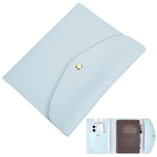 craspire A5 Notizbuchhülle Aus Leder Mit Kartenfächern Wasserdicht Kornblumenblau PU Umschlagmappe Business Aktentasche Umschlagmappe Leder Portfolio Organizer Für Notizblöcke Telefonkarten craspire A5 Notizbuchhülle Aus Leder Mit Kartenfächern Wasserdicht Kornblumenblau PU Umschlagmappe Business Aktentasche Umschlagmappe Leder Portfolio Organizer Für Notizblöcke Telefonkarten von craspire
