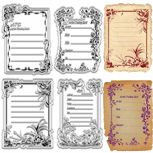craspire ATC Rahmen Hintergrund Transparente Stempel Vintage Artist Trading Flowers Wiederverwendbare Transparente Silikonsiegel Stempel Für Tagebuch Und Kartengestaltung DIY Scrapbooking craspire ATC Rahmen Hintergrund Transparente Stempel Vintage Artist Trading Flowers Wiederverwendbare Transparente Silikonsiegel Stempel Für Tagebuch Und Kartengestaltung DIY Scrapbooking von craspire