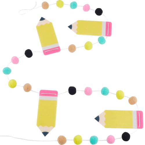 craspire Banner Zum Schulanfang Vormontiert 3D Regenbogen Bleistift Filzgirlande Bunte Bommelbälle Wimpelkette Zum Aufhängen Willkommen Erster Tag Klassenzimmer Wiederverwendbar Heimwand Party Lehrer craspire Banner Zum Schulanfang Vormontiert 3D Regenbogen Bleistift Filzgirlande Bunte Bommelbälle Wimpelkette Zum Aufhängen Willkommen Erster Tag Klassenzimmer Wiederverwendbar Heimwand Party Lehrer von craspire