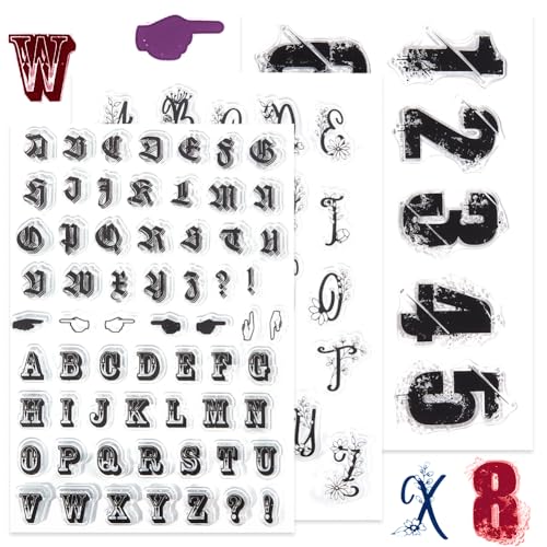 craspire Buchstaben Klare Stempel Nummer Alphabet A-Z Initialen Gummi Silikon Stempel Siegel Transparente Silikonstempel für Journal Kartenherstellung DIY Scrapbooking Fotoalbum Dekoration Handwerk craspire Buchstaben Klare Stempel Nummer Alphabet A-Z Initialen Gummi Silikon Stempel Siegel Transparente Silikonstempel für Journal Kartenherstellung DIY Scrapbooking Fotoalbum Dekoration Handwerk von craspire